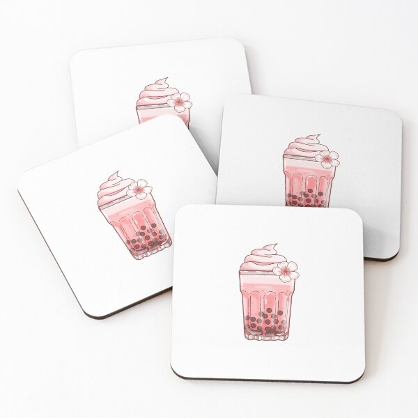 Item preview, Sakura Boba Tea  designed and sold by Hello-Cuties.