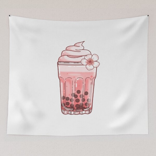 Item preview, Sakura Boba Tea  designed and sold by Hello-Cuties.