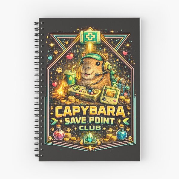 Item preview, Capybara Save Point Club designed and sold by KinLost.