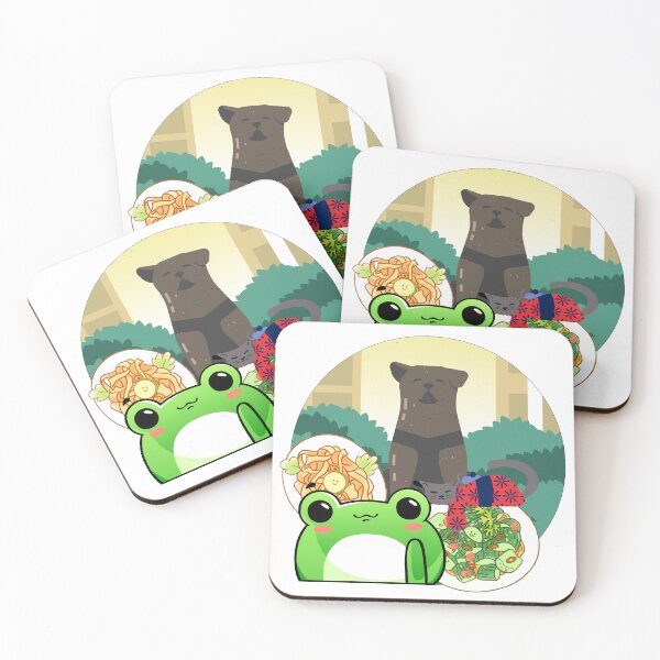 Item preview, Gourmet Friends: Frog, Dog and Cat at the Feast designed and sold by Kanniax.