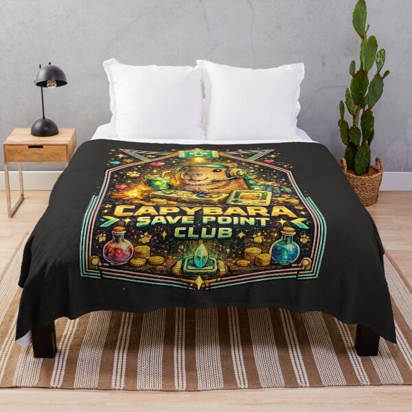 Item preview, Capybara Save Point Club designed and sold by KinLost.