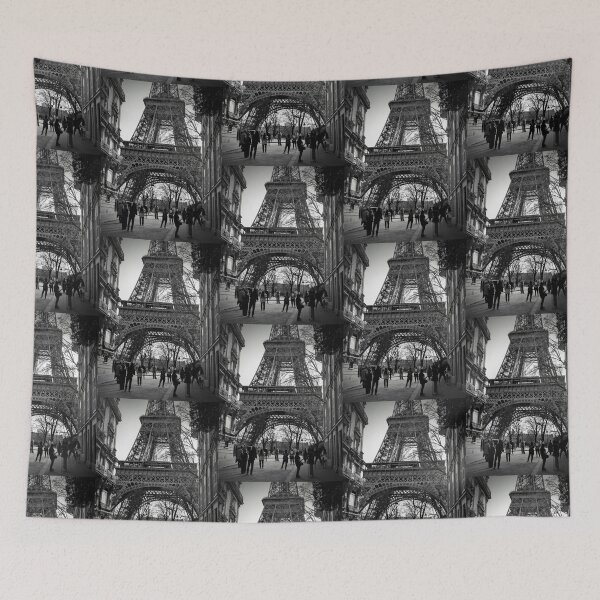 Item preview, Eiffel Tower Paris Black and White  designed and sold by KevinTPerry.