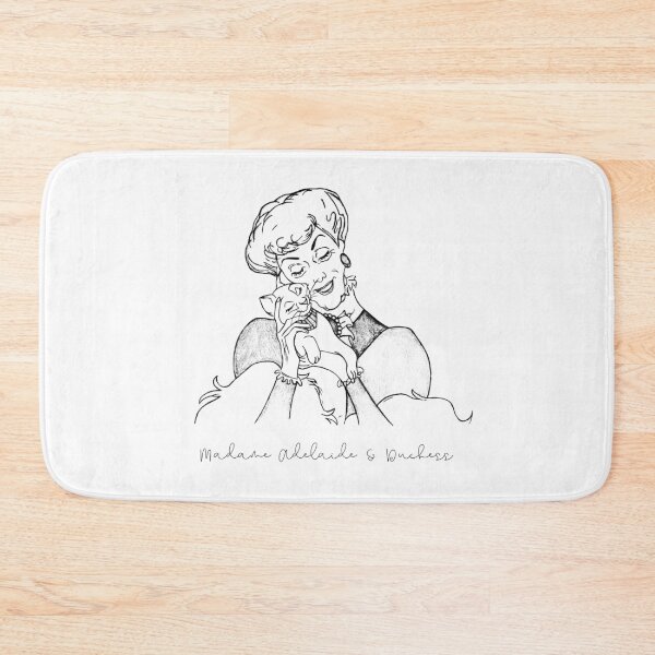 Item preview, Aristocratic Cat Black and White Illustration · Duchess & Madame Adelaide · Classic Animation Inspired · Vintage Character Art - Calligraphie designed and sold by Atropa Parcae.