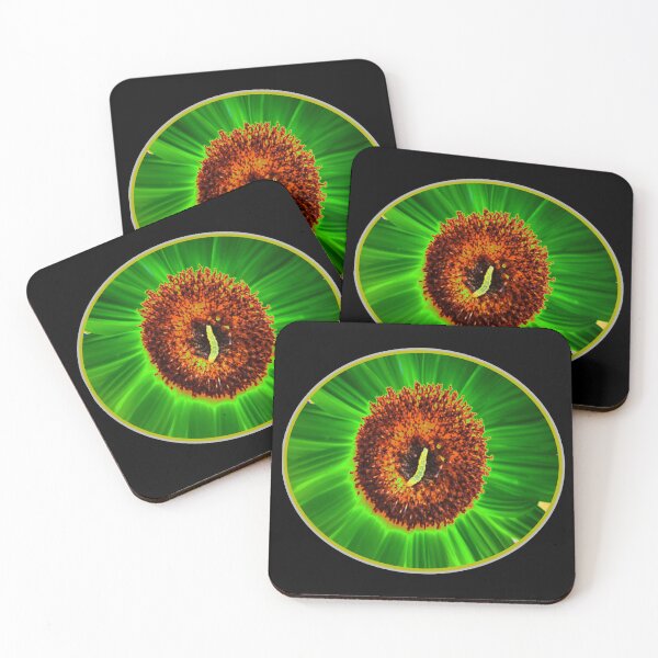 Item preview, Sunflower with caterpillar electrified designed and sold by pixperienz4u.