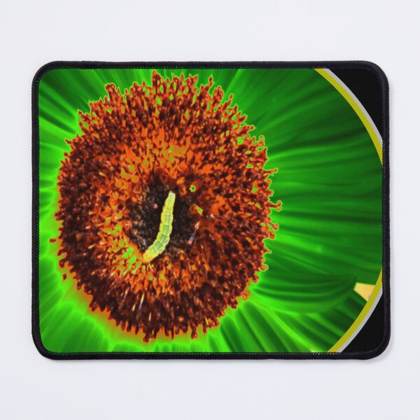 Item preview, Sunflower with caterpillar electrified designed and sold by pixperienz4u.