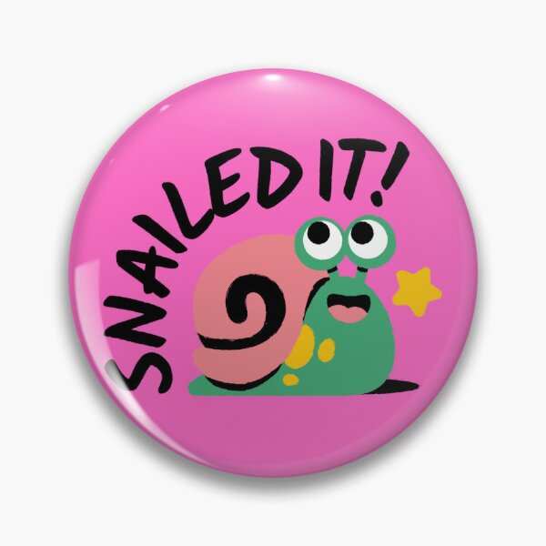 Item preview, Snailed It - Cute Teacher Classroom Achievement Pun designed and sold by Stick & Co.