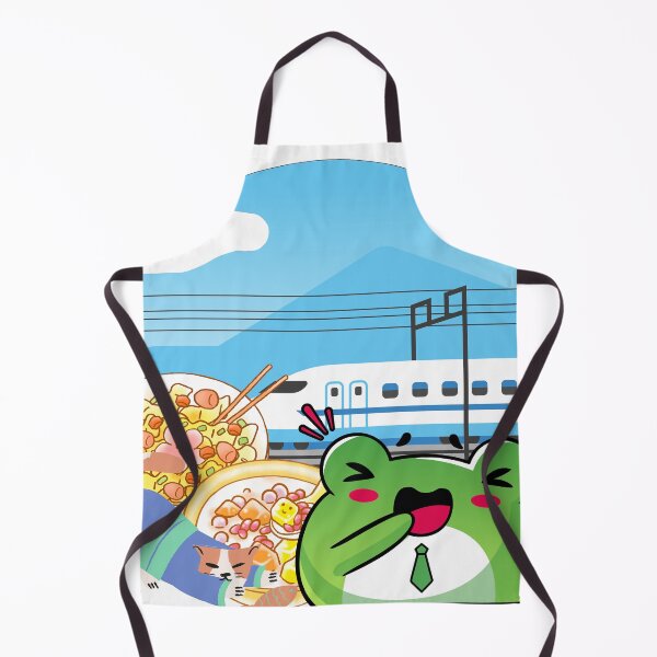 Item preview, Shinkansen Trip: Salaryman Frog and Japanese Meals designed and sold by Kanniax.
