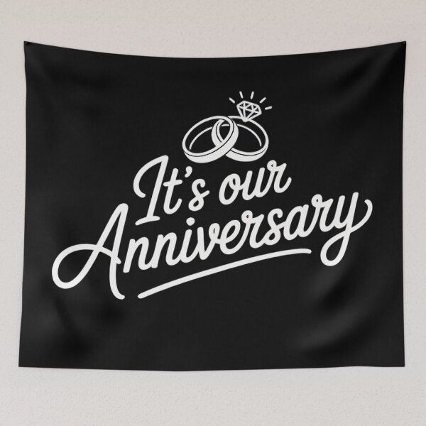Item preview, It’s Our Anniversary - Elegant Script Couple Matching designed and sold by AmazingViews.