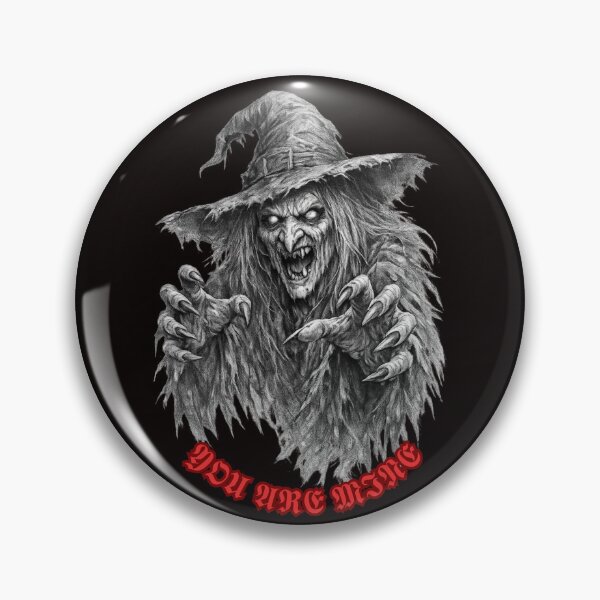 Item preview, Terrifying Witch – Gothic Graphite Horror Illustration designed and sold by Tadeusz1.