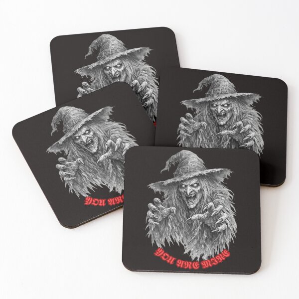 Item preview, Terrifying Witch – Gothic Graphite Horror Illustration designed and sold by Tadeusz1.