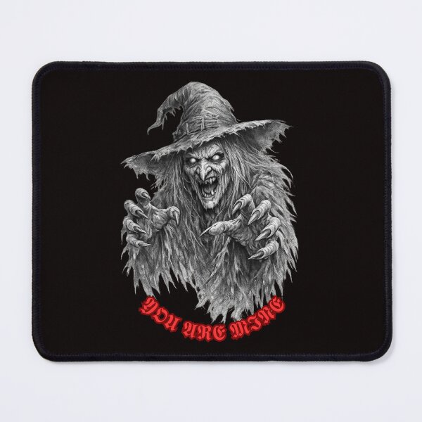 Item preview, Terrifying Witch – Gothic Graphite Horror Illustration designed and sold by Tadeusz1.