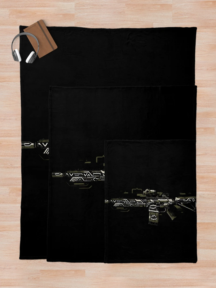 Thumbnail 5 of 6, Throw Blanket, Code Rifle designed and sold by Tactical Override.