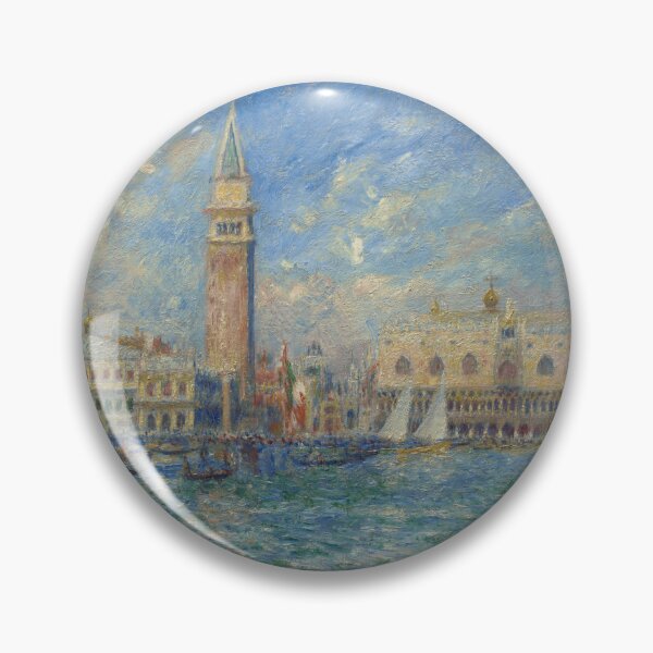 Item preview, Doges' Palace, Venice by Pierre-Auguste Renoir: Luminous Impressionist Waterfront Poster designed and sold by artofuniverse.