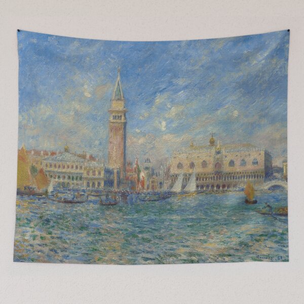 Item preview, Doges' Palace, Venice by Pierre-Auguste Renoir: Luminous Impressionist Waterfront Poster designed and sold by artofuniverse.