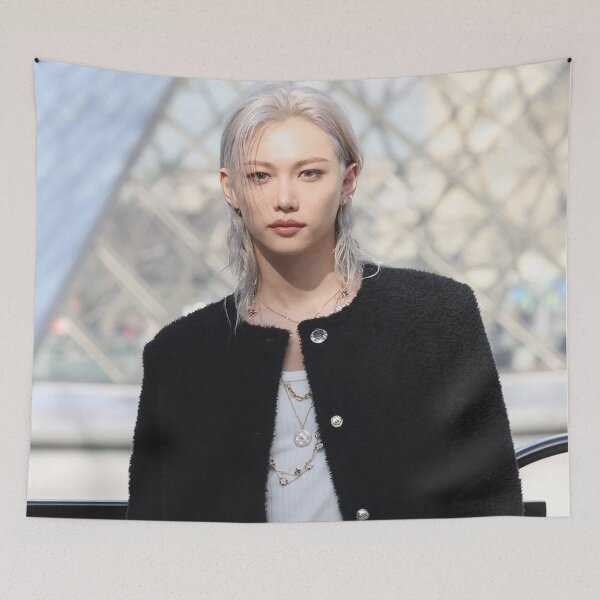 Item preview, GIANT back and white 2nd Japanese album Lee Felix Stray Kids (스트레이 키즈) IMAGE SKZ kpop ot8 designed and sold by Kpop-Noona.