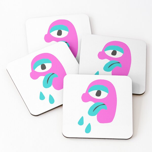 Item preview, Pink One Eyed Monster with Blue Tongue designed and sold by KoDi91.