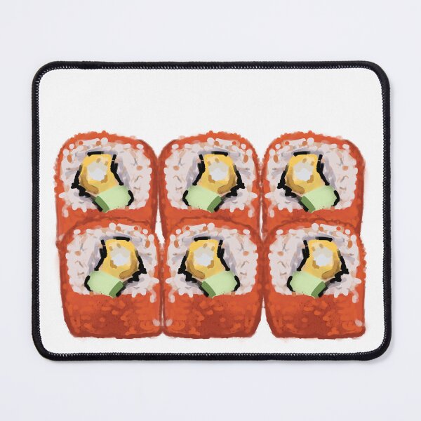 Item preview, California Roll Sushi Art - Japanese Food Illustration designed and sold by natmi.art.
