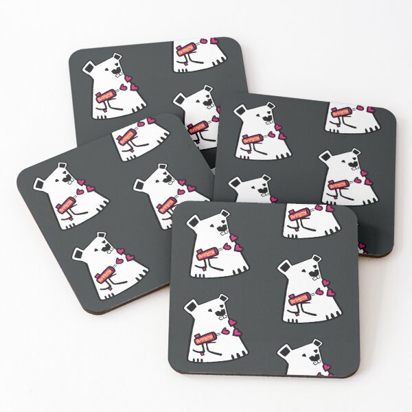 Item preview, Pew Pew Polar Bear  designed and sold by RockabunnyShop.