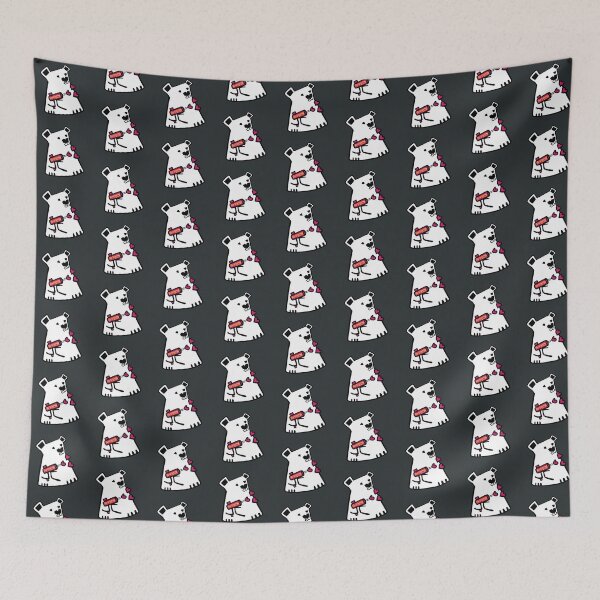 Item preview, Pew Pew Polar Bear  designed and sold by RockabunnyShop.