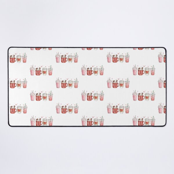 Item preview, Aesthetic Watercolor Valentine Coffee Drinks designed and sold by DizzyShirts1.