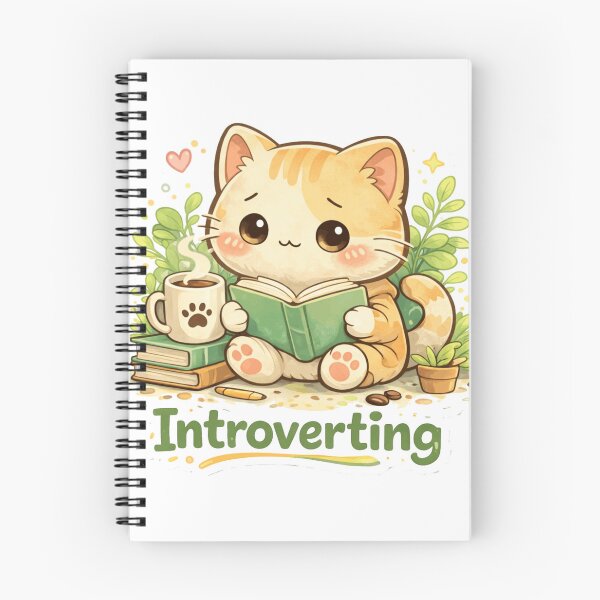 Item preview, Introvert Cat Sticker – Funny Selectively Social Cat Meme Design designed and sold by Oualibaddas.