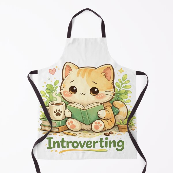 Item preview, Introvert Cat Sticker – Funny Selectively Social Cat Meme Design designed and sold by Oualibaddas.
