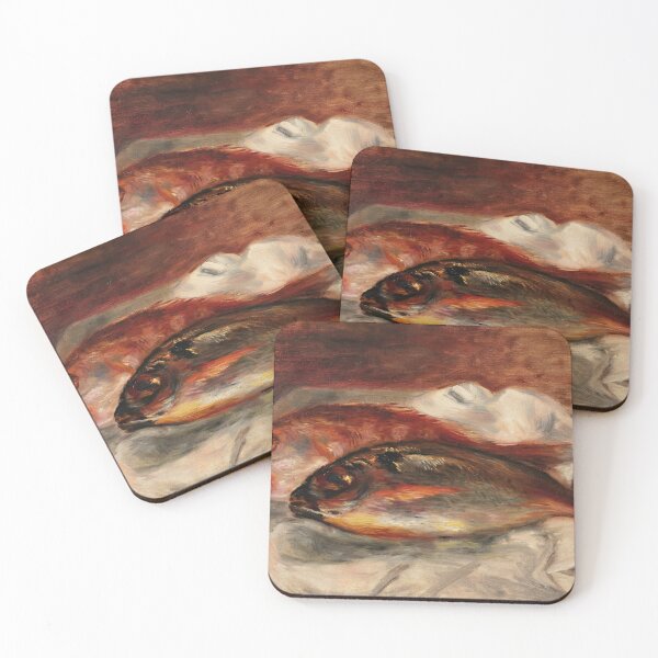 Item preview, Dorade Et Rascasse by Pierre-Auguste Renoir: Warm Impressionist Kitchen Art designed and sold by artofuniverse.