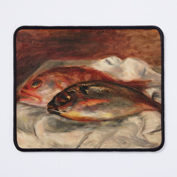 Item preview, Dorade Et Rascasse by Pierre-Auguste Renoir: Warm Impressionist Kitchen Art designed and sold by artofuniverse.