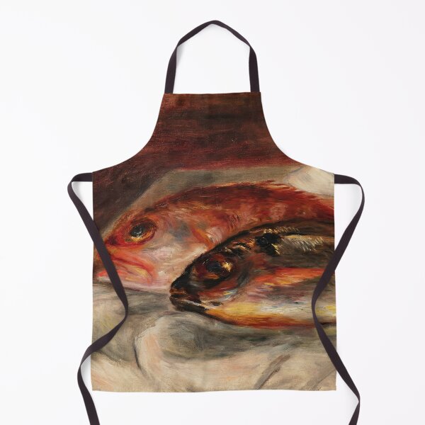 Item preview, Dorade Et Rascasse by Pierre-Auguste Renoir: Warm Impressionist Kitchen Art designed and sold by artofuniverse.