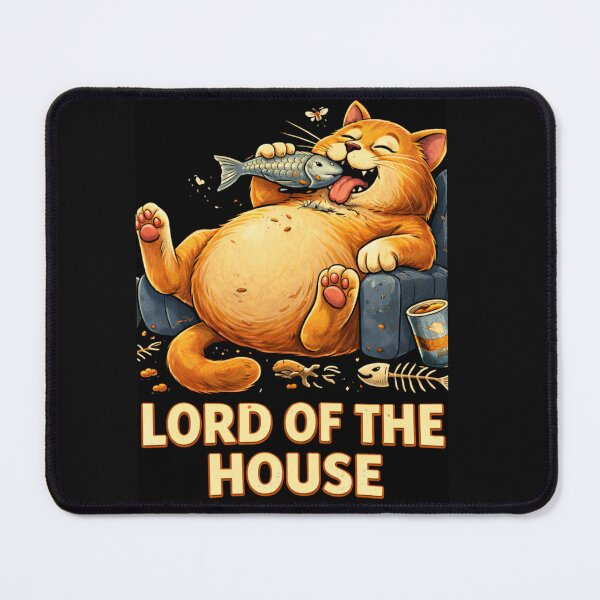 Item preview, A playful nod to the cat who really rules the house. designed and sold by Darkness-inside.