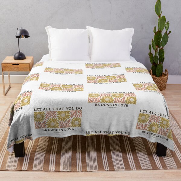 Item preview, Let All That You Do Retro Floral designed and sold by DizzyShirts1.