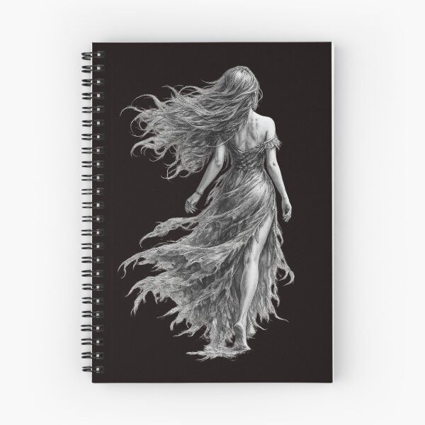 Item preview, Wind in Her Hair – Elegant Graphite Woman Sketch designed and sold by Tadeusz1.