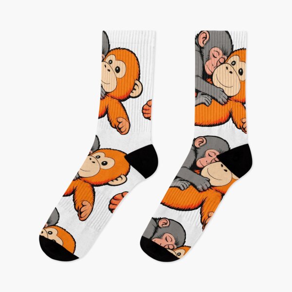Item preview, Punch the Monkey - Love - Sticker & Decal designed and sold by Doodle Dog Store.