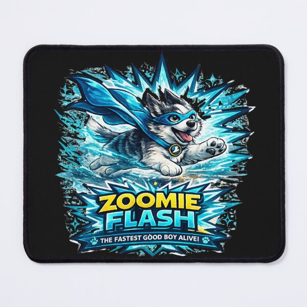 Item preview, Super Pet Superhero Zoomie Flash Fastest Good Boy Alive designed and sold by WildWonderfulWear.