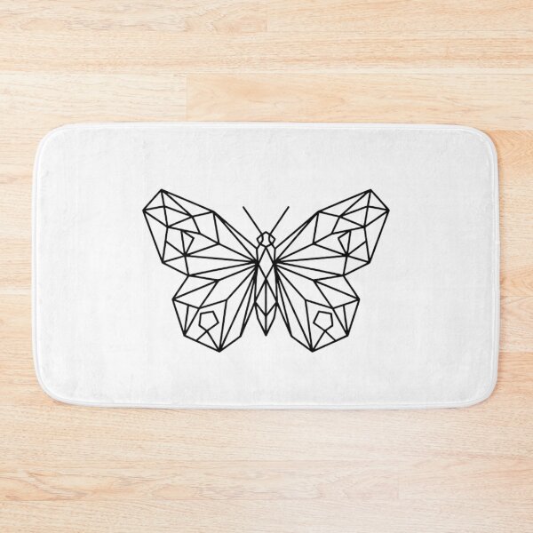 Item preview, Geometric Butterfly Line Art – Minimalist Polygon Butterfly Design T-Shirt designed and sold by NikieesCreation.