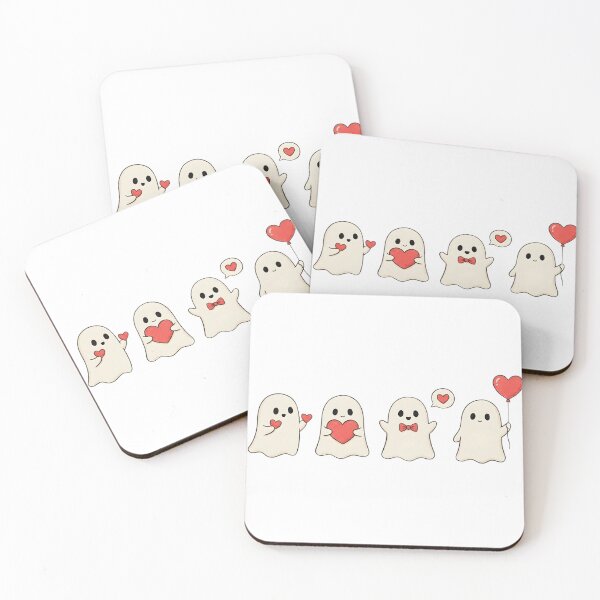 Item preview, Cute Kawaii Valoween Heart Ghost designed and sold by DizzyShirts1.