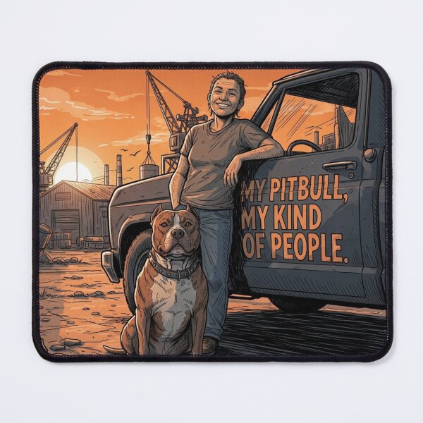 Item preview, My Pitbull My Kind Of People designed and sold by PetJoyPrintsCO.