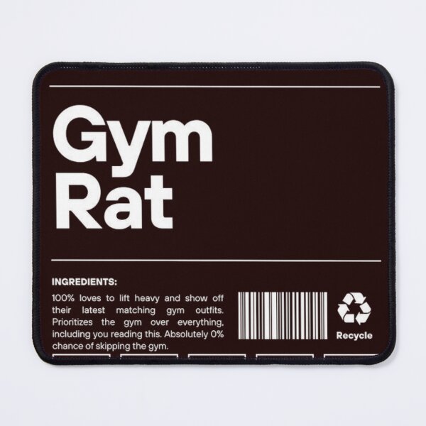 Item preview, Gym Rat: 100% Protein Mode designed and sold by Retro Shinobi.