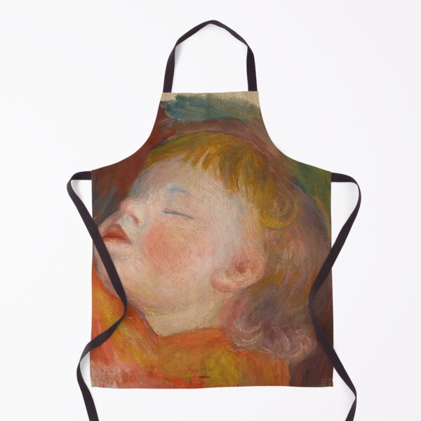 Item preview, Enfant Endormi by Pierre-Auguste Renoir: Impressionist Child Portrait Poster designed and sold by artofuniverse.