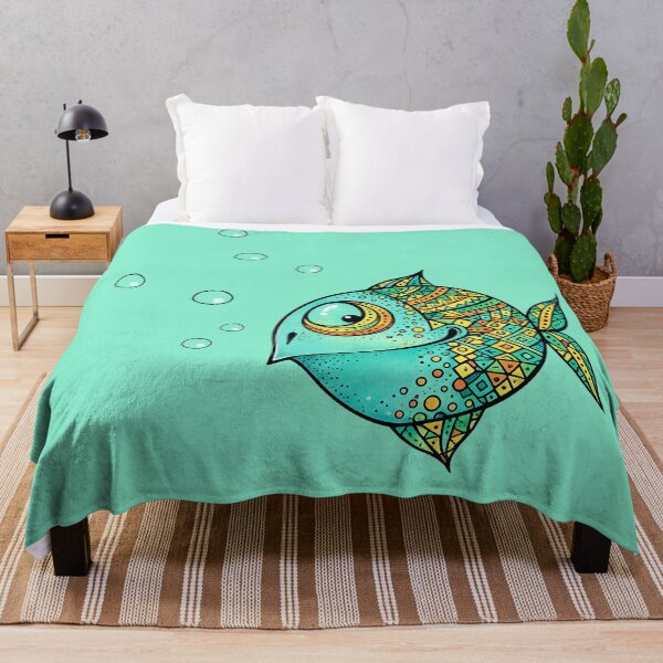 Item preview, Fish minimalist cartoon kawaii art designed and sold by Natart1004.