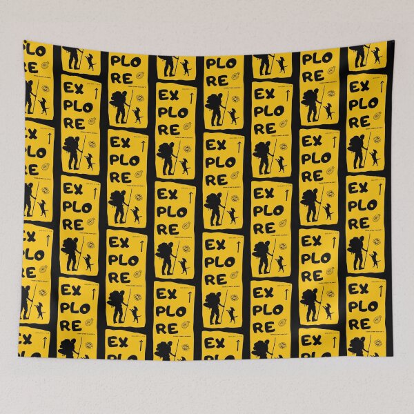 Item preview, Backpacker and Dog Hiking Trail Adventure designed and sold by Fikuall.