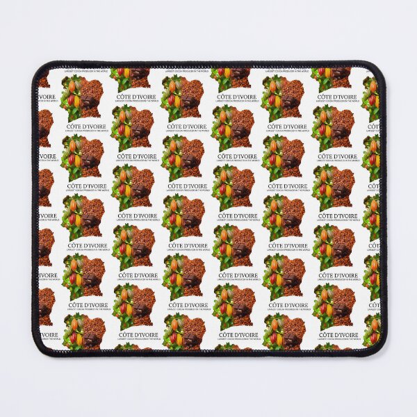 Item preview, Côte d'Ivoire Map Art - World's Largest Cocoa Producer & Chocolate Heritage designed and sold by AbulailArt.