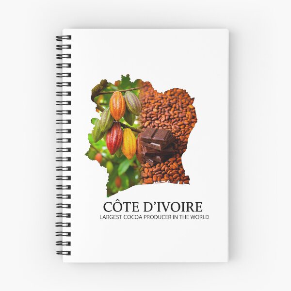Item preview, Côte d'Ivoire Map Art - World's Largest Cocoa Producer & Chocolate Heritage designed and sold by AbulailArt.