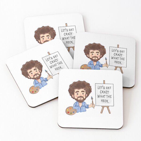 Item preview, Let’s Get Crazy Bob Ross designed and sold by PaigePolyArt.