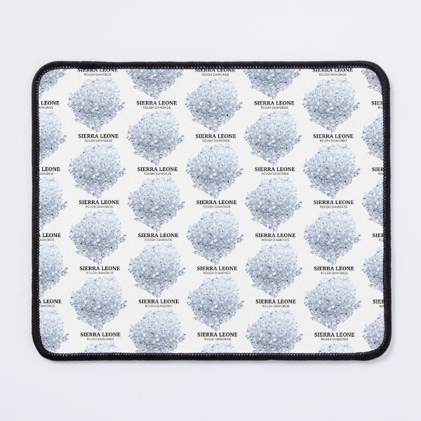 Item preview, Sierra Leone Map Art - Natural Wealth & Rough Diamonds Heritage Design designed and sold by AbulailArt.