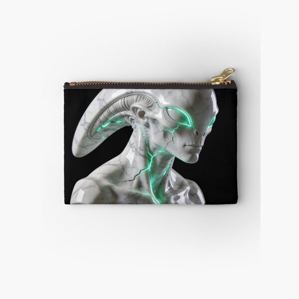 Aperçu de l'œuvre Évolution Pourpre – Sculpture de Mutation Alien créée et vendue par Marble Void.