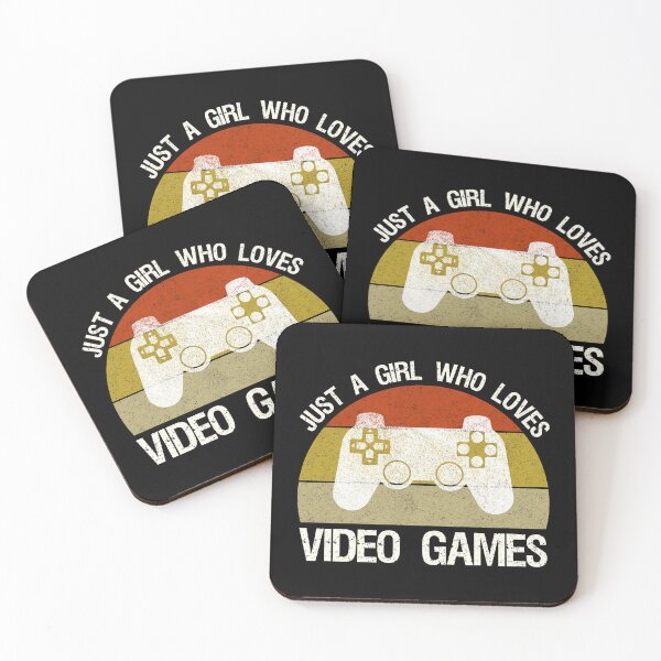 Item preview, Just A Girl Who Loves Video Games designed and sold by Cat Lady Designs.