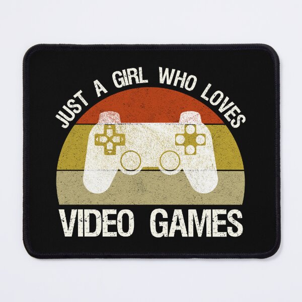 Item preview, Just A Girl Who Loves Video Games designed and sold by Cat Lady Designs.