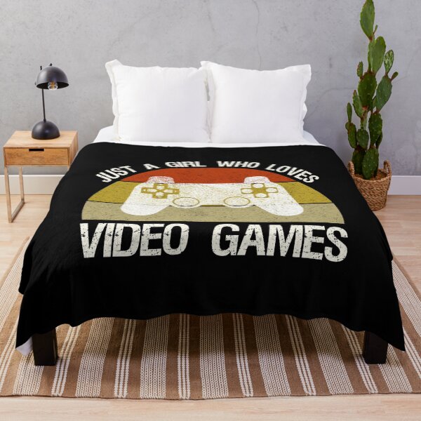Item preview, Just A Girl Who Loves Video Games designed and sold by Cat Lady Designs.