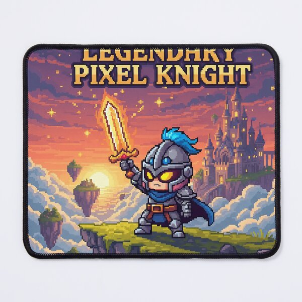 Item preview, Pico the Pixel Knight – Legendary 8-Bit RPG Hero designed and sold by roninlabstudio.